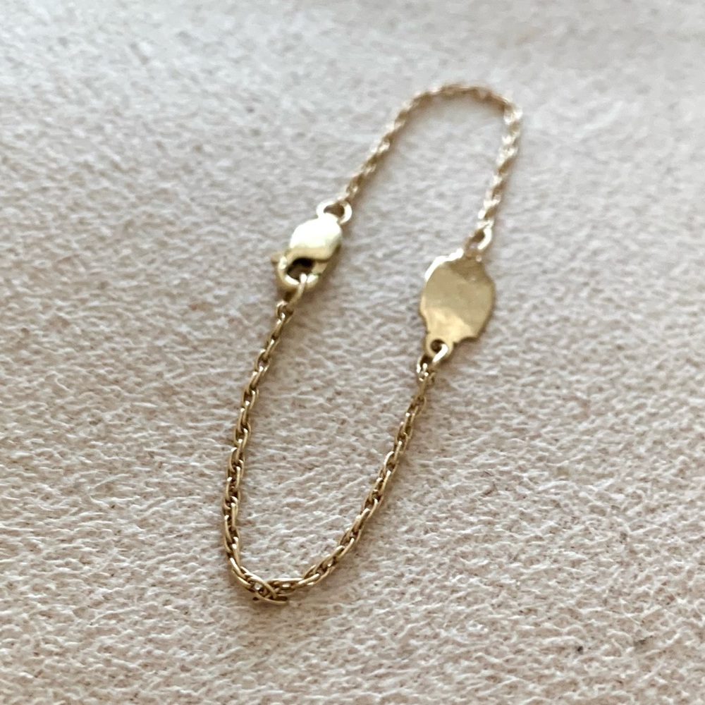 VINTAGE James Avery 14k gold ID bracelet - Picture 5 of 11